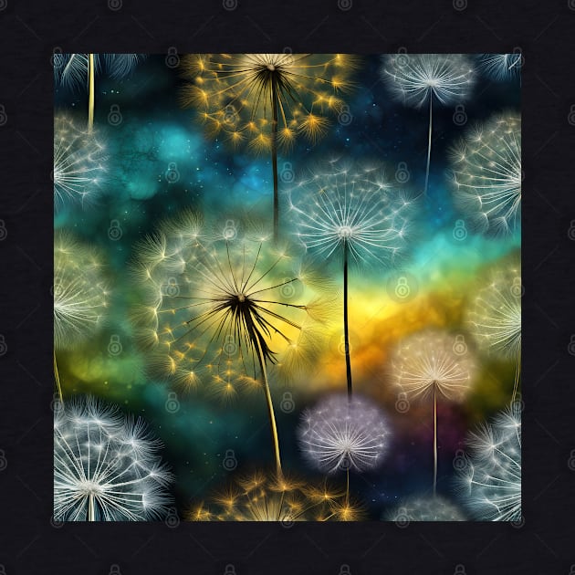 Mystical Bohemian Dandelion Seeds by PurplePeacock